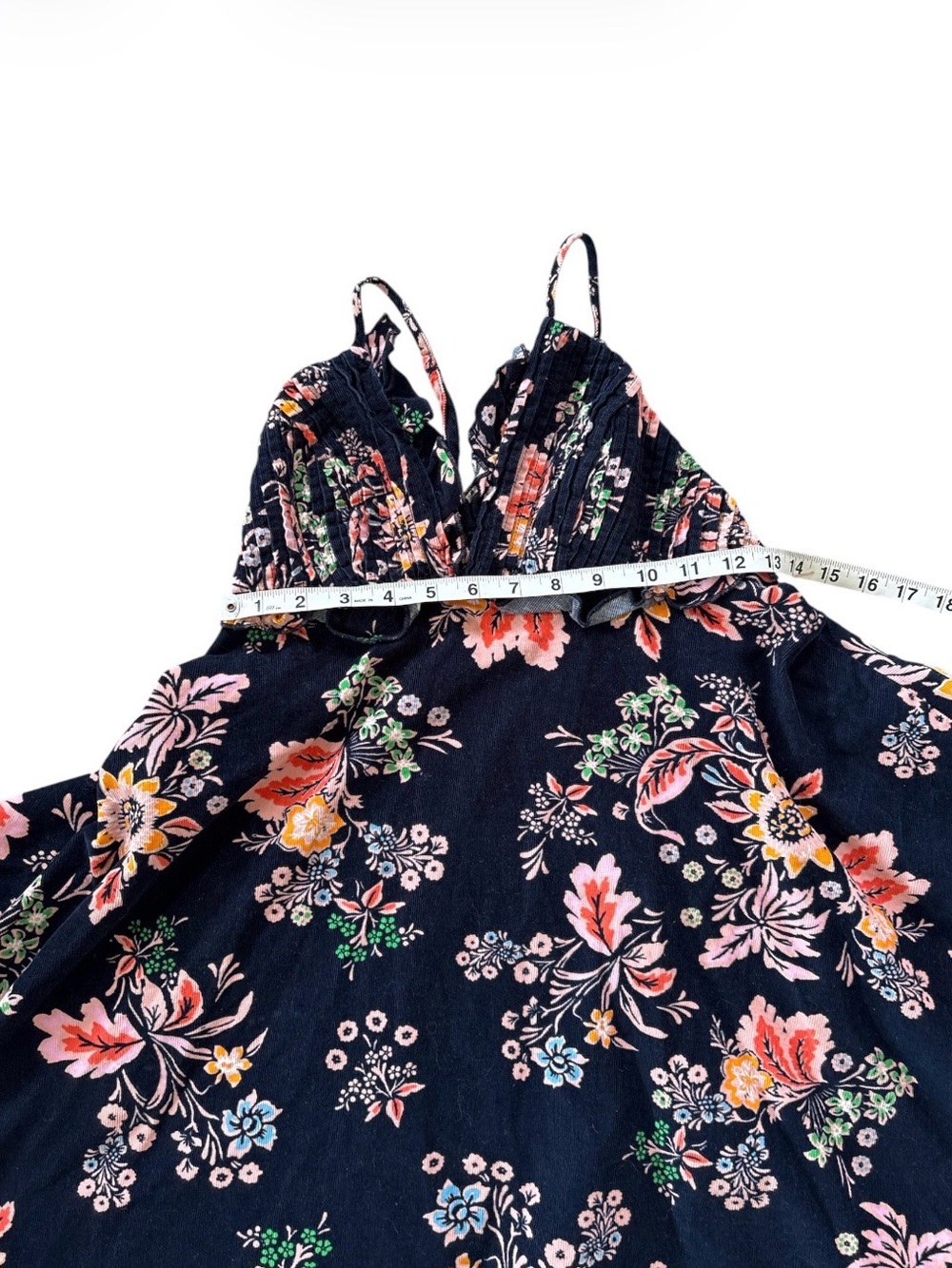 Free People Navy Floral Mini Dress - Picture 11 of 11